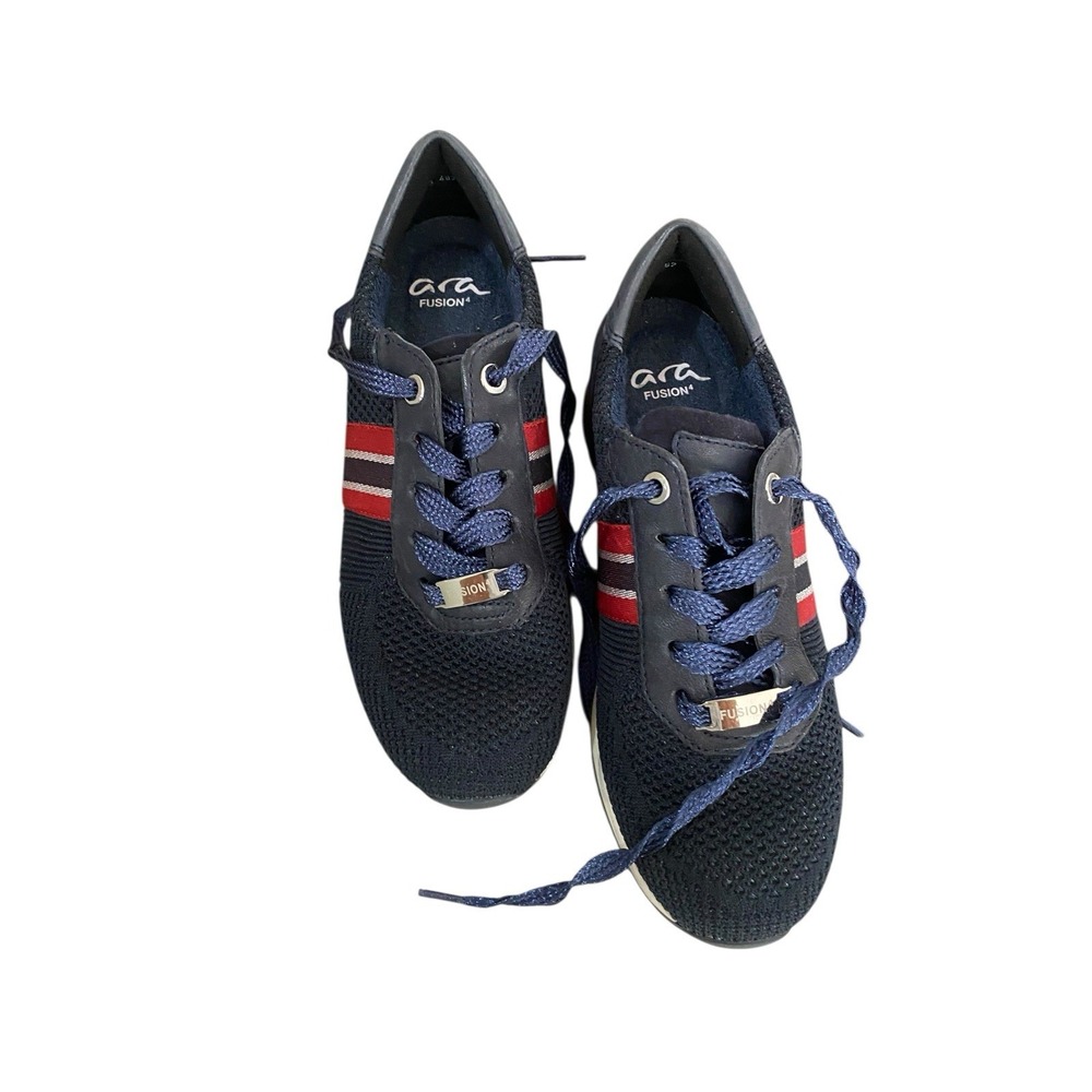ara Women's Training Sneaker, Blue, 2 1/2‎ Us